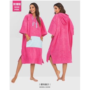 Voorjaar Handdoek Hoodie Gewaad Pinky Meisjes Water Sport Beach Surf Poncho Hoodie Handdoek