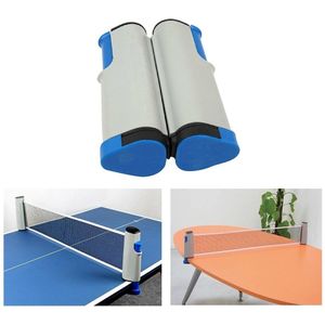 Draagbare Ping Pong Netto Rack Intrekbare Tafeltennis Net Rack Ping Pong Accessoire Ping Pong Netto Rack Met 1 paar Tafeltennis