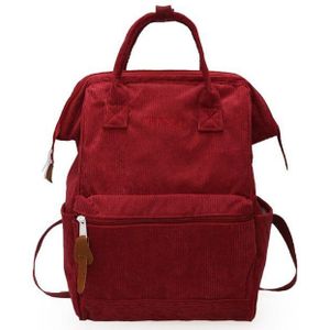 Vrouwen Corduroy Rugzakken Schooltassen Voor Tiener Meisjes Mochila Grotere Capaciteit Casual Reizen Rugzakken Vrouwelijke Rugzak Sac