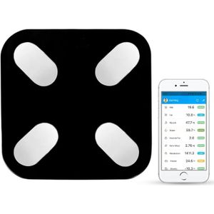 Bluetooth Weegschaal Floor Elektronische Weegschaal Hoge Precisie Weegschalen Led Dispaly Bmi Lichaamsvet Spier Massa Analyzer Wit