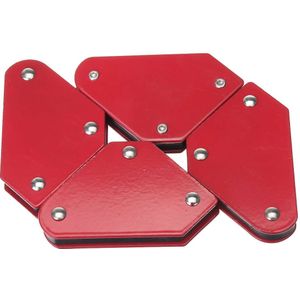 4Pcs 9LB Hoek Lassen Magneet Vierkante Klepstandsteller Magnetische Klem Solderen Locator Voor Elektrische Lassen 45 90 135 Graden