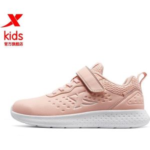 Xtep Mode Meisjes Loopschoenen Klittenband Kinderen Sport Schoen Student Kids Casual Comfortabele Grote Meisje Sneakers 681414119557