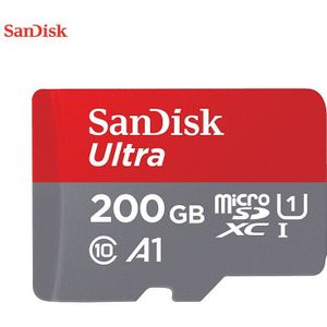 Sandisk A1 Geheugenkaart 16Gb 32Gb 64Gb 128Gb 200Gb 256Gb 400Gb Micro Sd kaart Class10 UHS-1 Flash Card Memory Microsd Tf/Sd-kaart