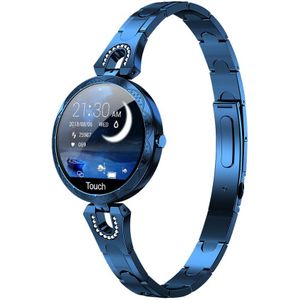 Slimme Horloge AK15 Klassieke Vrouwen Smart Horloge Met Bloeddruk Hartslagmeter Sport IP67 Aansluiten Ios Android Smart telefoon
