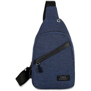 Mannen Crossbody tas mannen Borst tassen Casual Heren schoudertas holster Mannelijke Schoudertas USB Opladen Tassen Mannen Anti Diefstal borst Pakken