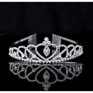 Valentijnsdag Crystal Tiara Haarband Kid Meisje Bridal Prinses Prom Crown Party Accessiories Prinses Prom Crown Hoofdband