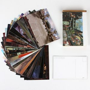 30 stks/set Chinese Oude Stad serie Postkaart/Wenskaart/Boodschap Kaart/Verjaardag Brief Envelop Card Twee maten