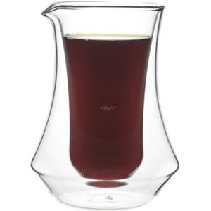 Kruve Pique Karaf Koffie Server 300Ml Handgeblazen Borosilicate Dubbelwandige Glaswerk Compatibel Met Meest Giet-Over brewers