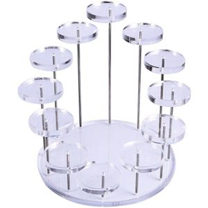 Cupcake Stand Acryl Display Stand Voor Sieraden/Cake Dessert Rack Bruiloft Verjaardagsfeestje Decoratie Gereedschap Transparant