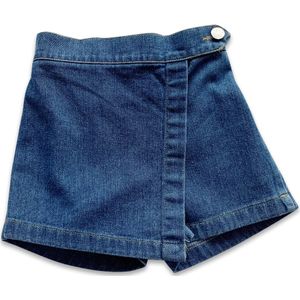 Baby Zomer Clothes1-6Y Kids Baby Meisje Denim Broek Solid Shorts Rokken Naaien Patchwork Mini Plain Jeans Rokken