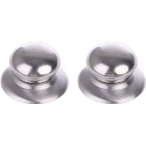 Keuken Tool Cookware Metalen Pan Pot Glazen Deksel Deksel Slingerknop Knop Handgreep