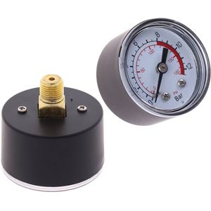 Air Compressor Pneumatische Hydraulische Vloeistof Manometer 0 ~ 180 Psi, 0 ~ 12Bar 42*40Mm