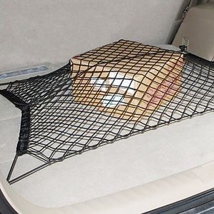 Kofferbak Achter Cargo Organizer Opslag Elastische Mesh Net Houder met 4 Haken