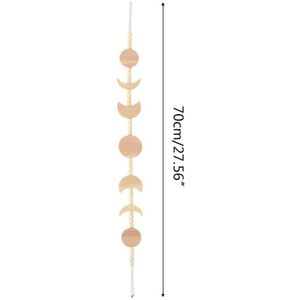 Kinderkamer Nursery Home Decoratie Houten Star Moon Bead Garland Muur Opknoping Ornament