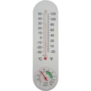 Thuisgebruik Thermometer Vochtigheid Analoge Huishoudelijke Thermometer Hygrometer Muur Gemonteerde Tester Meetlint Thuis Populaire