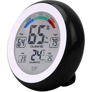 ! Digitale Indoor Thermometer Hygrometer Touchscreen Temperatuurmeter Vochtigheid Monitor