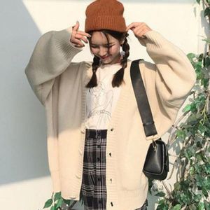 Neploe Vrouwen Truien Jas Koreaanse Mode Retro V-hals Pull Femme Herfst Winter Enkele Breasted Gebreide Vest 1F257
