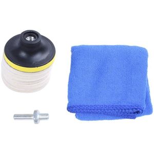 8Pc 3Inch 75Mm Viltpolijstschijf Windsn Kras Reparatie Glas Polijsten Kit