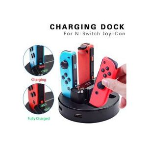 Joy-Con Dock Station Charger Led Opladen Dock Charge Stand Houder Met Micro Usb Kabel Voor Nintendo Switch Console