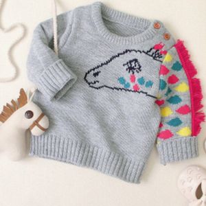 Baby Trui Kinderen Print Trui Meisje Jongen Kleding Schattige Peuter Meisje Kleding Truien 0-18M Bovenkleding