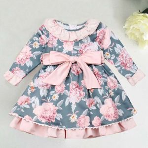 Pudcoco Baby Mode Peuter Kid Meisje Bloem Tutu Jurk Prinses Party Jurken Kleding Herfst