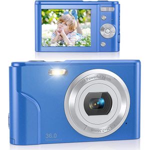 Digitale Camera 36.0MP Vlogging Camera 16X Digitale Zoom Lcd-scherm Compact Draagbare Mini Camera &#39;S Voor Studenten, Tieners,
