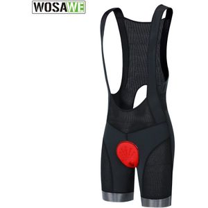 Wosawe Zomer Mannen Vrouwen Fietsen Broek Weg Mountainbike Shorts Met Bib Biker Band Shorts Gel Padded Triathlon Shorts