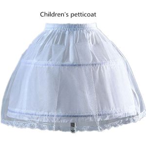 3Hoop Lolita Rok Voor Pettiskirt Kinderen Bruiloft Bloem Meisjes Petticoat Onderrok Slips Prinses Voor Kind 1-19 Jaar vestidos