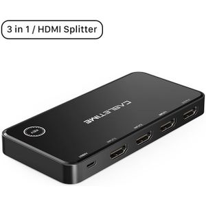 Cabletime Hdmi Splitter 4K 60Hz 1x 2/2X1 Adapter Hdmi Switcher 2 In 1 Converter voor Latop Macbook Air Hdtv PS4 Hdmi Switch C355