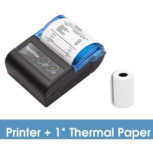Mini Thermische Printer 2 Inch Draadloze Usb Ontvangst Factuur Ticket Printer Met 58Mm Papier Compatibel Ios Android Windows Voor retail