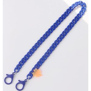 Kleurrijke Anti-Verloren Lanyard Masker Ketting Acryl Ketting Voor Vrouwen Zonnebril Hals Holder Lange Ketting Kettingen Strap Veiligheid