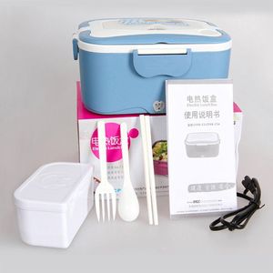 Elektrische Lunchbox Roestvrijstalen Voering Plug-In Verwarming Lunchbox 35W Stofdicht Bacteriën Oververhitting Bescherming Verwarming Voedsel