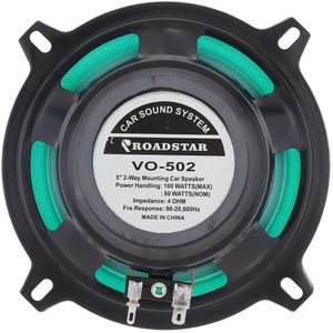 5Inch 2 Weg Auto Hifi Coaxiale Luidspreker Vervanging Volledige Range Speaker VO-502 100W 4Ohm Voertuig Deur Auto audio Muziek Luidspreker