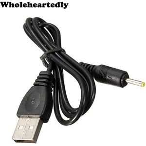 50 Stks/partij 75 Cm Usb Naar 2.5 Mm Jack Dc Charger Power Cable Tafel Usb Charger Adapter