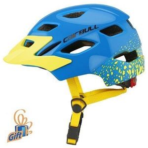 Cartoon Jongen Meisje Outdoor Fietshelm Hoge Dichtheid Kinderen Sport Veiligheid Cap Met Achterlicht Mtb Fietsen Schaatsen Fiets Helmen