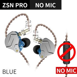 Kz Zsn Pro 1DD 1BA Hybride Technologie In Ear Oortelefoon Hifi Metal Bass Oordopjes Sport Noise Cancelling Headset Zsx ZS10 pro Edx Zst