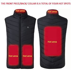Usb Warmer Warmte Heater Unisex Elektrische Verwarming Vest Jas Kleding Skiën Winter Skiën Warm Verwarmde Pad Winter Body Warmer
