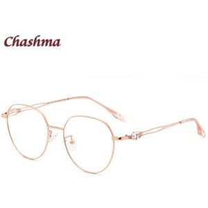 Chashma Frame Vrouwen Ronde Bril Optische Eyewear Girl Lenzenvloeistof Voor Anti Blue Ray Graden Lenzen