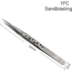 Elektronische Pincet Anti-Statische Gebogen Rechte Rvs Precisie Pincet Voor Elektronica Laboratorium Werk Diy Gereedschap