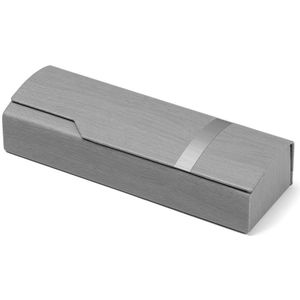 Mode Unisex Draagbare Spektakel Case Imitatie Houtnerf Zonnebril Doos Vrouwen Hard Handgemaakte Vierkante Vouw Brillen Protector
