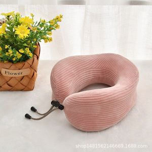 U-Vormige Traagschuim Nekkussen Zachte Reizen Massage Slaap Vliegtuig Cervicale Producten