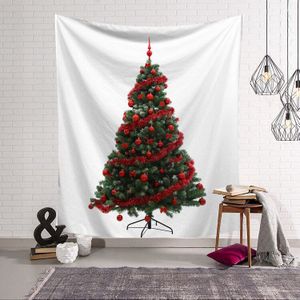 Muur Opknoping Decoratie Tapijt Kerstboom Gedrukt Home Deken