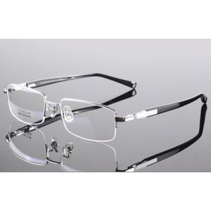 Zuiver Titanium Brilmontuur Brillen Mannen Computer Optische Bijziendheid Bril Voor Mannelijke Transparant Clear Lens RS290