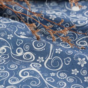 Dunne En Zachte Blauwe Serie Polyester Katoen Stof Accessoires Voor Naaien Rokken TJ1361