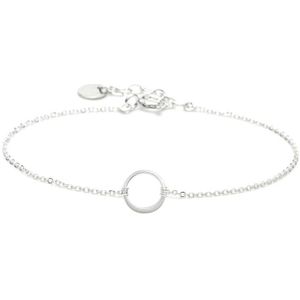 925 Sterling Zilveren Sieraden Simple Mode Cirkel Armband Fijne Sieraden Voor Vrouwen Verjaardag Party Accessoires Cadeau