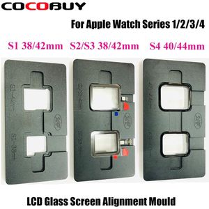Dual Lcd-scherm Uitlijning Positie Mold Voor Apple Horloge 1/2/3/4 Serie 38/40 /42/44mm Touch Screen Glas OCA Laminaat Reparatie Tool