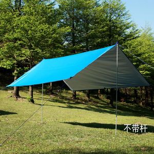 Outdoor Multi-functionele Dak Tent Sky Gordijn Waterproof Zonnebrandcrème Strand Luifel Tent Licht Matras Vloer Doek