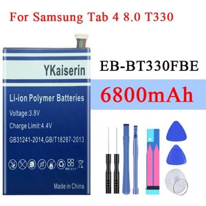 6800Mah EB-BT330FBU EB-BT330FBE Vervangende Batterij Voor Samsung Galaxy Tab 4 8.0 T330 T331 T335 SM-T330 SM-T331 Batterij + Track