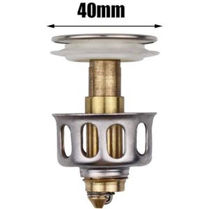 1Pcs Wastafel Bounce Afvoer Filter Gootsteen Haar Catcher Vanity Stopper Badkuip Plug Val Kraan Keuken Badkamer Accessoires