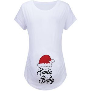 Zwangere Kerst Zwangerschap Aankondiging Shirt Tshirt Zwangerschap Leuke Tee Shirts Zwangerschap Onthullen Tops Tee Dragen